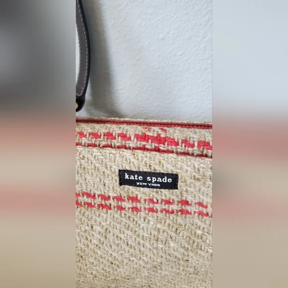 Kate Spade Tan and Red Women's Bag - Picture 3 of 6